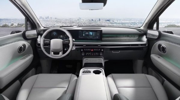 Full front interior in the IONIQ 9